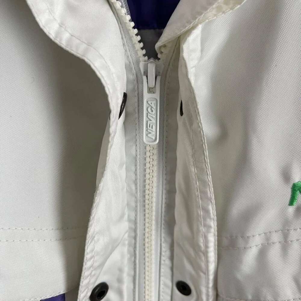 Vintage Nevica Womens Jacket Size 6 80s Outdoor Insulated Retro Ski Winter Snow